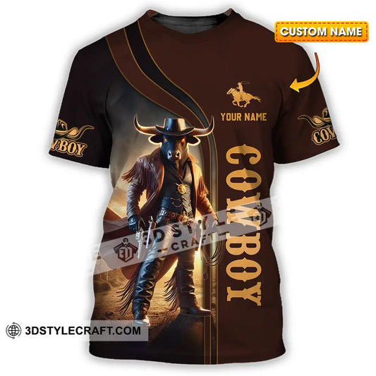 Unisex Shirt - Custom Text Cowboy T-Shirt