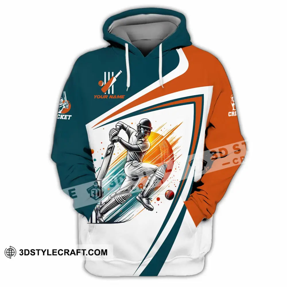 Unisex Shirt - Custom Text Cricket Shirt Hoodie / S T-shirt