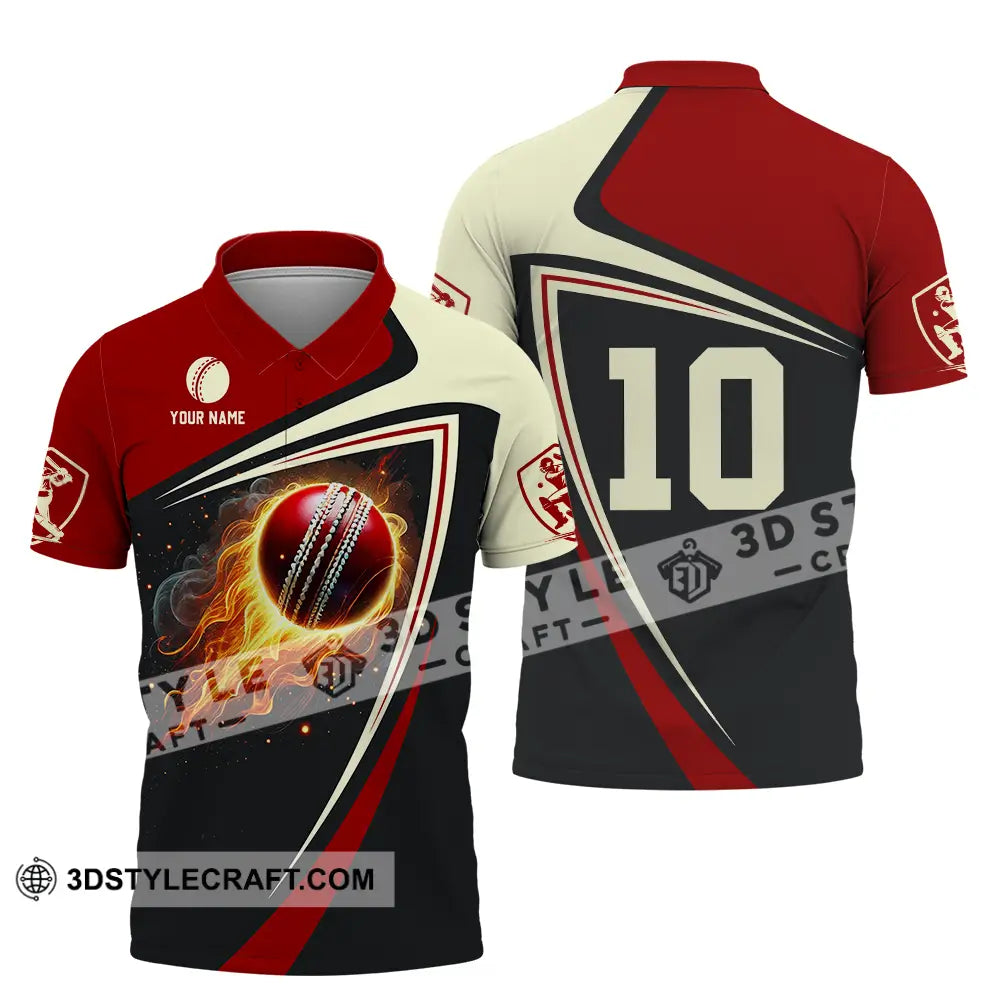 Unisex Shirt - Custom Text Shirt Cricket Shirt Polo Shirt / S T-shirt