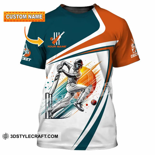 Unisex Shirt - Custom Text Cricket Shirt T-shirt
