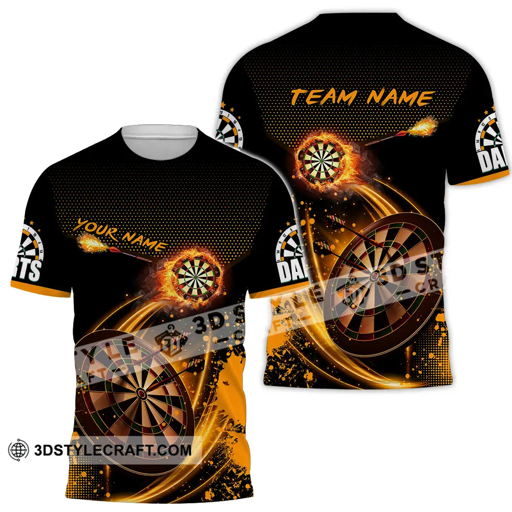 Unisex Shirt - Custom Text Shirt Dart Shirt T-Shirt / S T-shirt