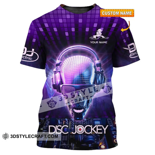 Unisex Shirt - Custom Text Shirt Disc Jockey T-shirt