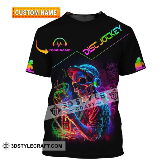 Unisex Shirt - Custom Text Disc Jockey T-Shirt