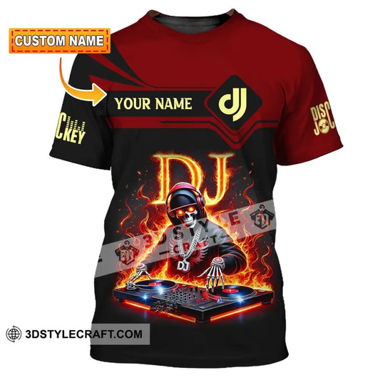 Unisex Shirt - Custom Text Dj T-Shirt