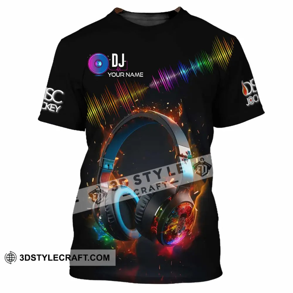 Unisex Shirt - Custom Text Dj T-Shirt / S T-Shirt