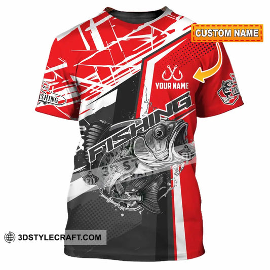 Unisex Shirt - Custom Text Shirt Fishing Shirt T-shirt