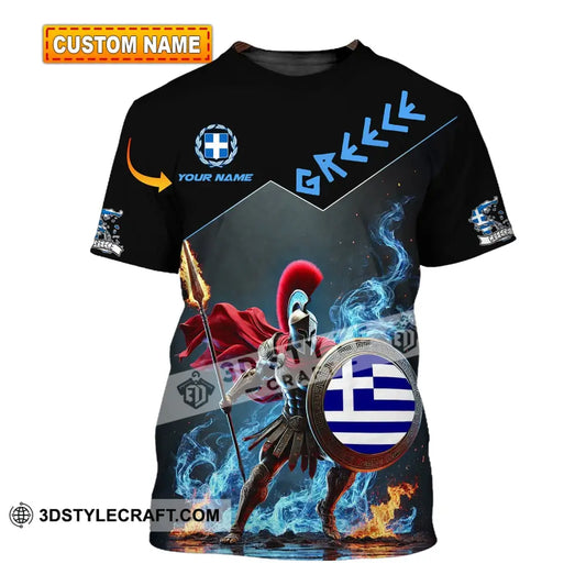 Unisex Shirt - Custom Text Greece T-Shirt