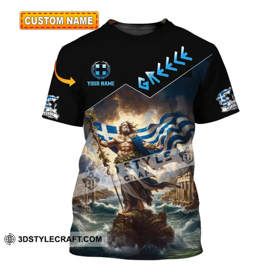 Unisex Shirt - Custom Text Greece T-Shirt