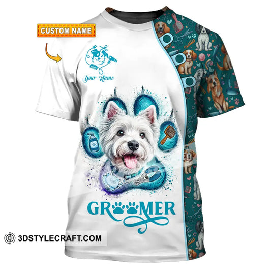 Unisex Shirt - Custom Text Shirt Groomer Shirt T-shirt