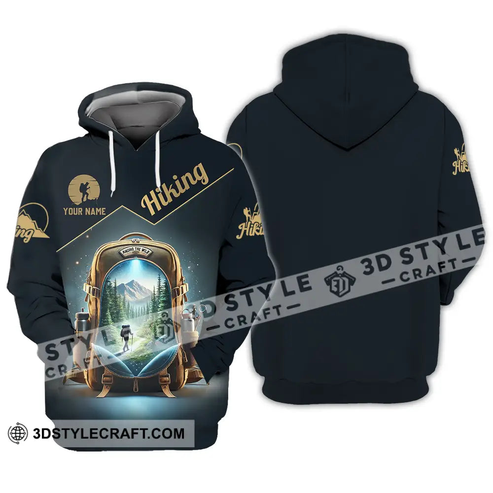 Unisex Shirt - Custom Text Shirt Hiking Shirt Hoodie / S T-shirt