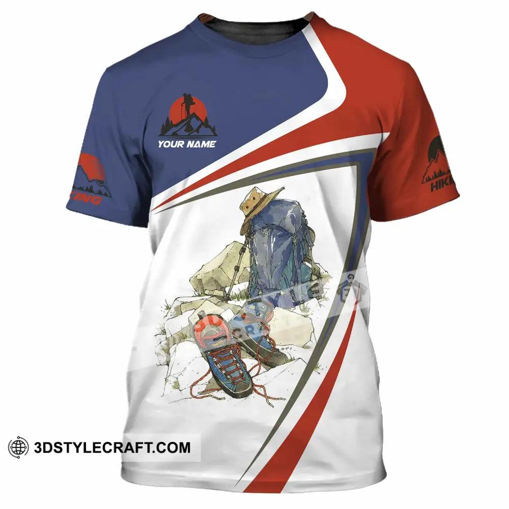 Unisex Shirt - Custom Text Hiking Lover T-Shirt / S T-Shirt