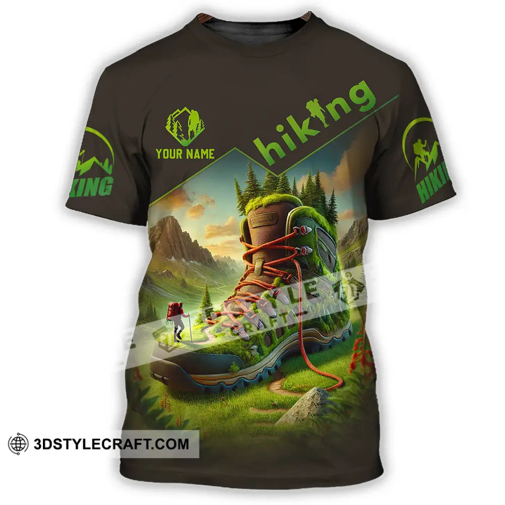 Unisex Shirt - Custom Text Hiking Lover T-Shirt / S T-Shirt