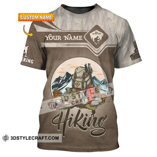 Unisex Shirt - Custom Text Shirt Hiking T-shirt