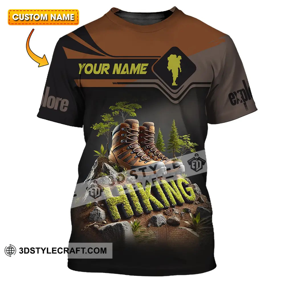 Unisex Shirt - Custom Text Hiking T-Shirt