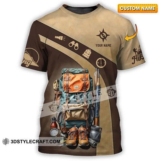 Unisex Shirt - Custom Text Shirt Hiking Shirt T-shirt