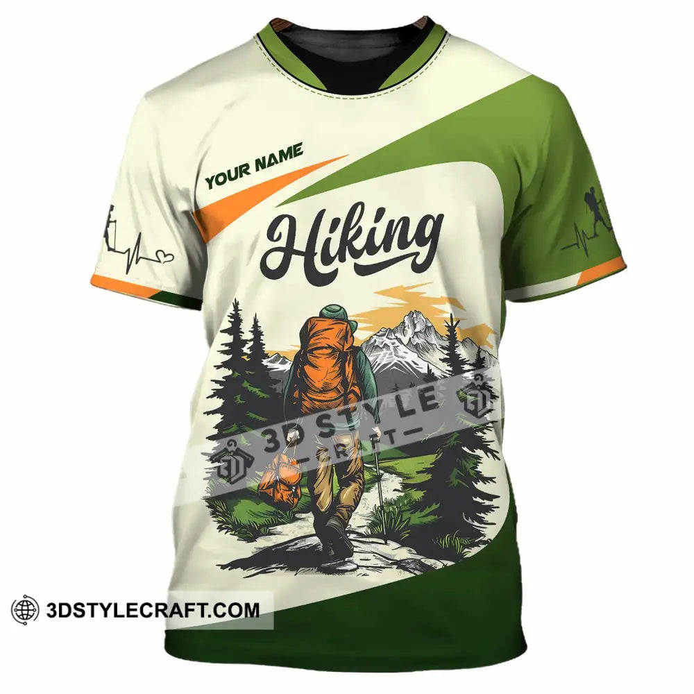 Unisex Shirt - Custom Text Shirt Hiking Shirt T-Shirt / S T-shirt