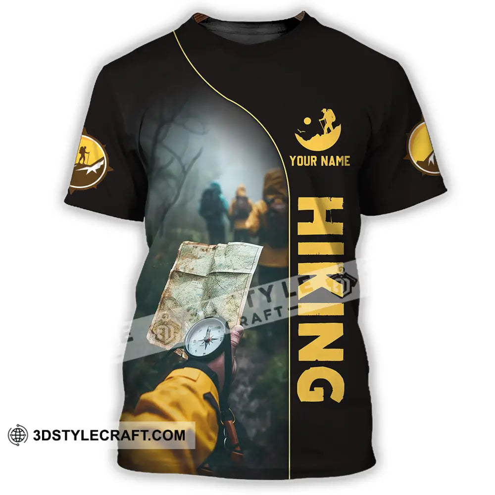 Unisex Shirt - Custom Text Shirt Hiking Shirt T-Shirt / S T-shirt