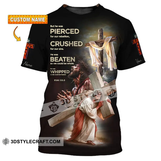 Unisex Shirt - Custom Text Jesus Saves T-Shirt