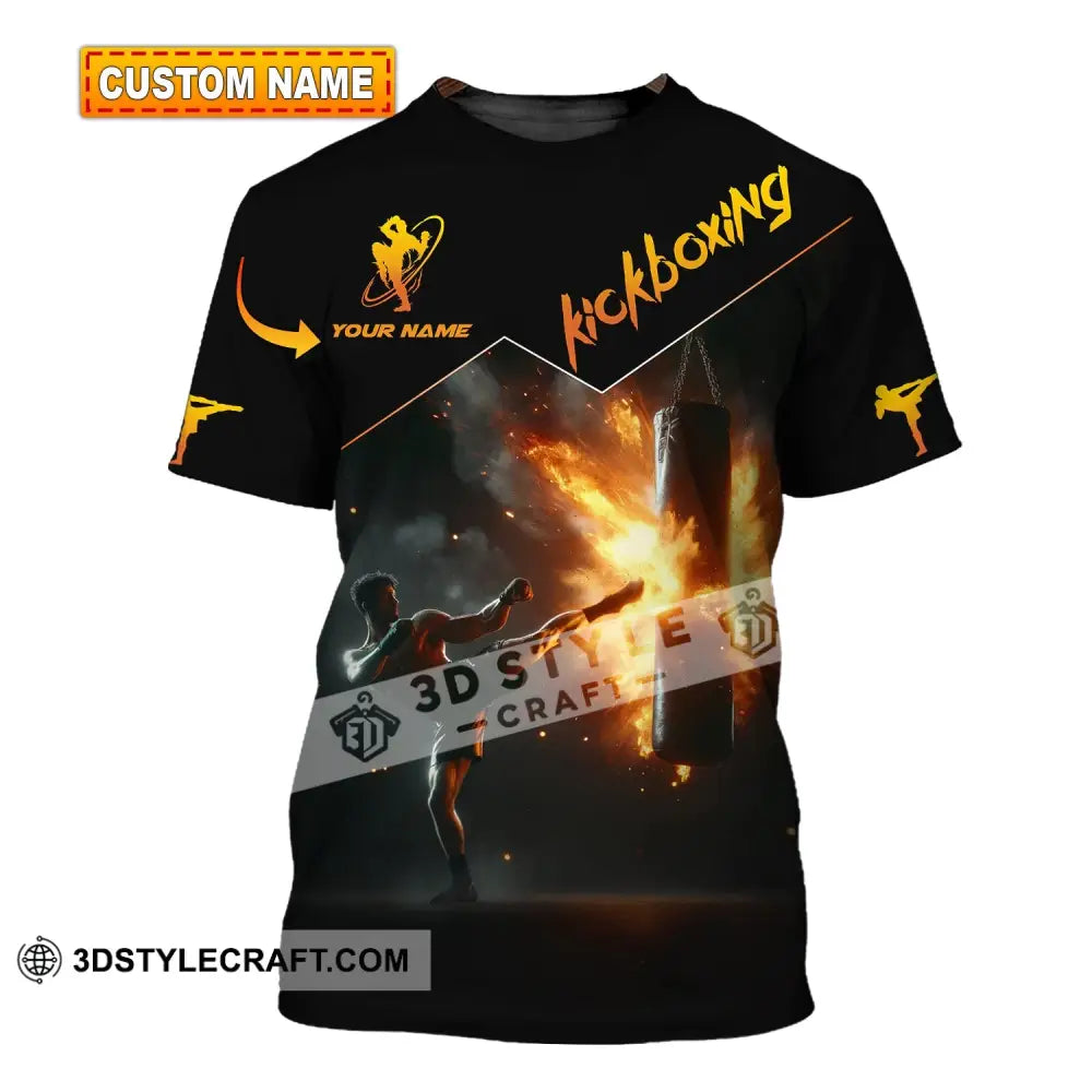 Unisex Shirt - Custom Text Kickboxing T-Shirt