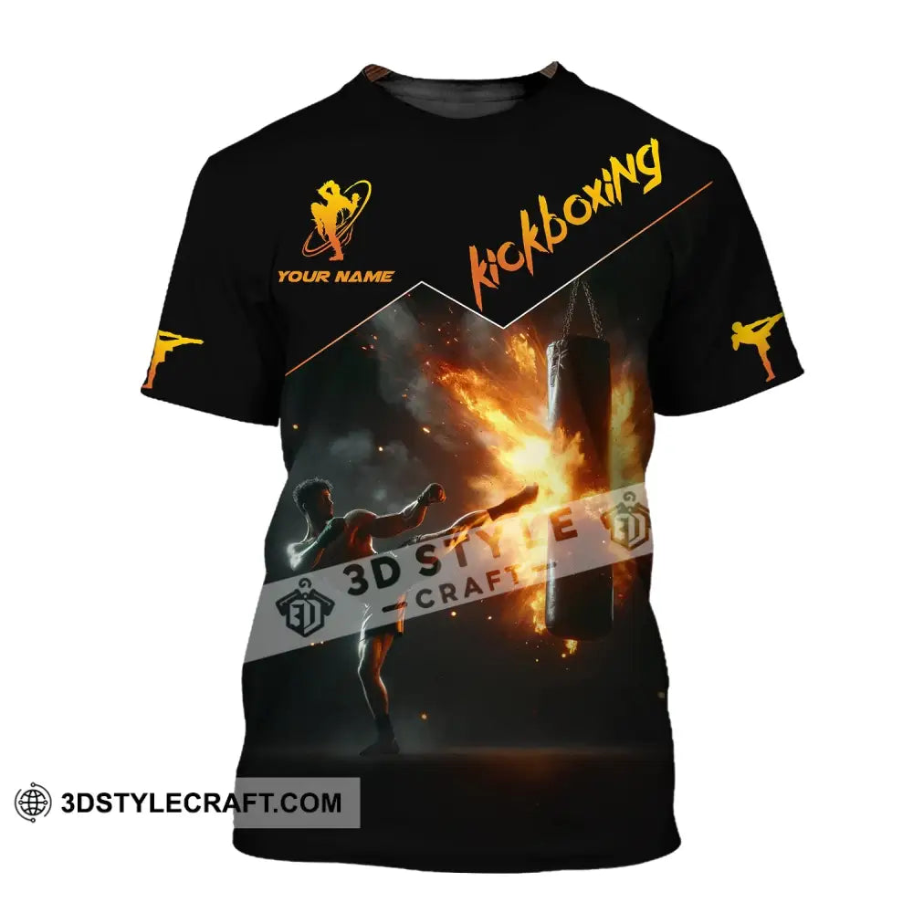 Unisex Shirt - Custom Text Kickboxing T-Shirt / S T-Shirt
