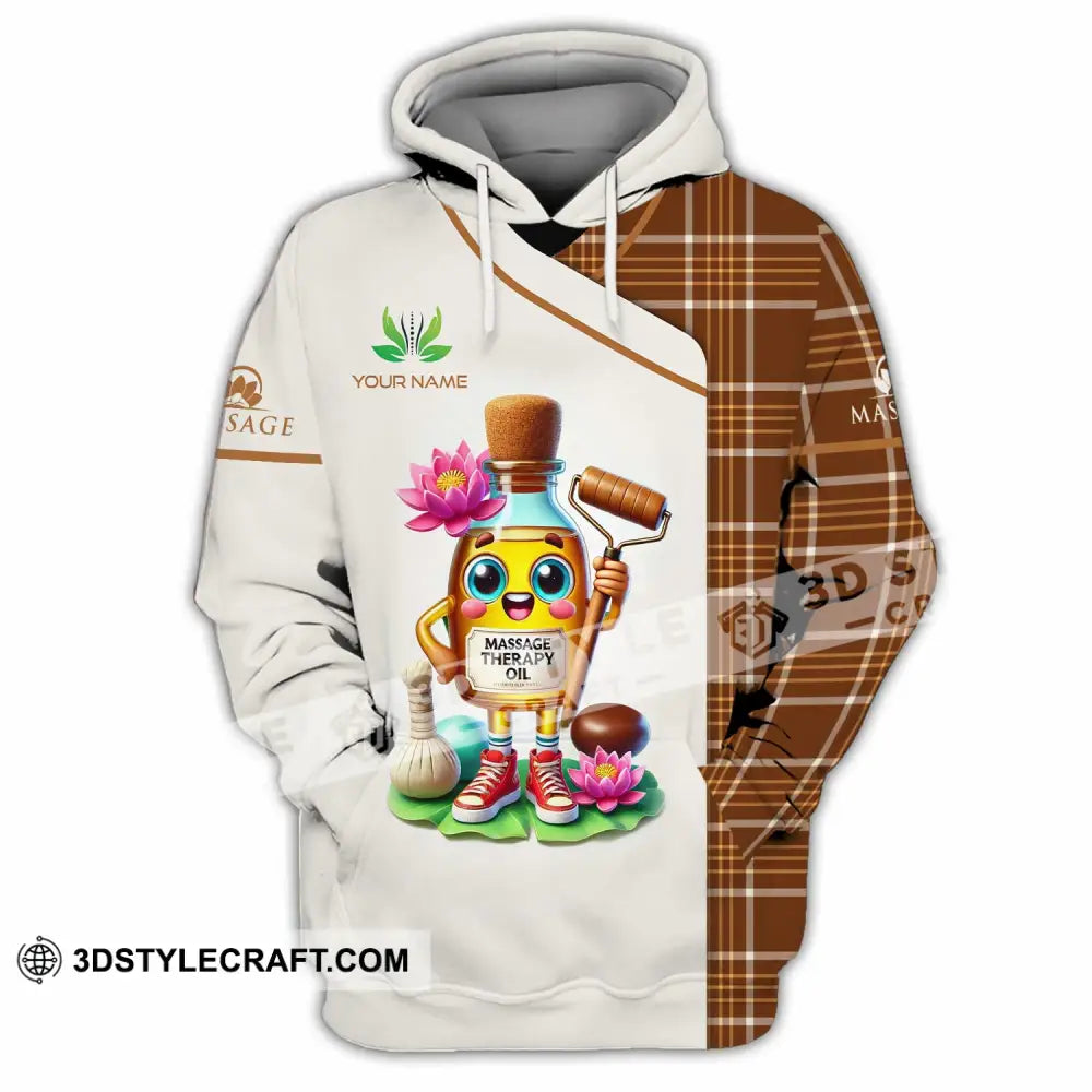 Unisex Shirt - Custom Text Massage Therapy Oils Hoodie / S T-Shirt
