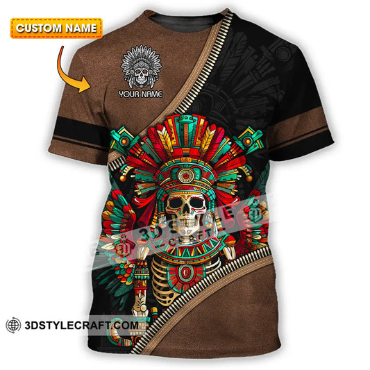 Unisex Shirt - Custom Text Shirt Mexico Aztec Classic Shirt T-shirt