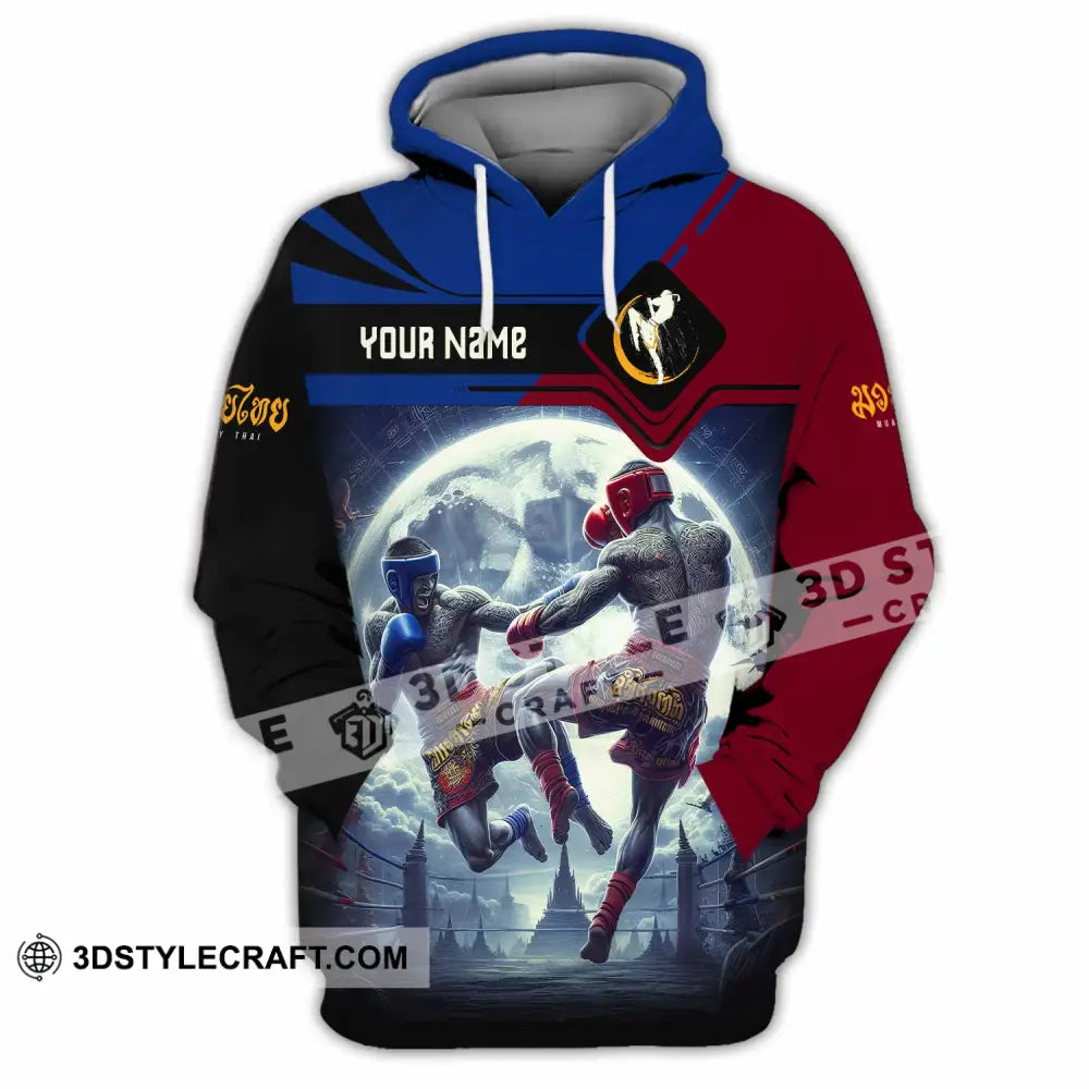 Unisex Shirt - Custom Text Shirt Muay Thai Shirt Hoodie / S T-shirt