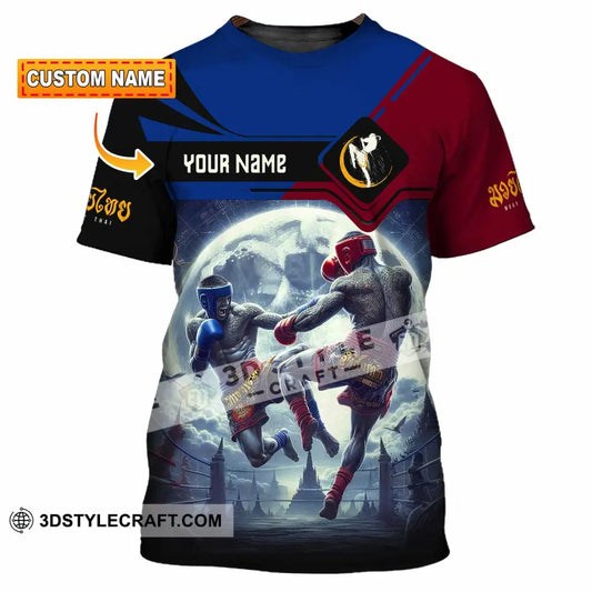 Unisex Shirt - Custom Text Shirt Muay Thai Shirt T-shirt
