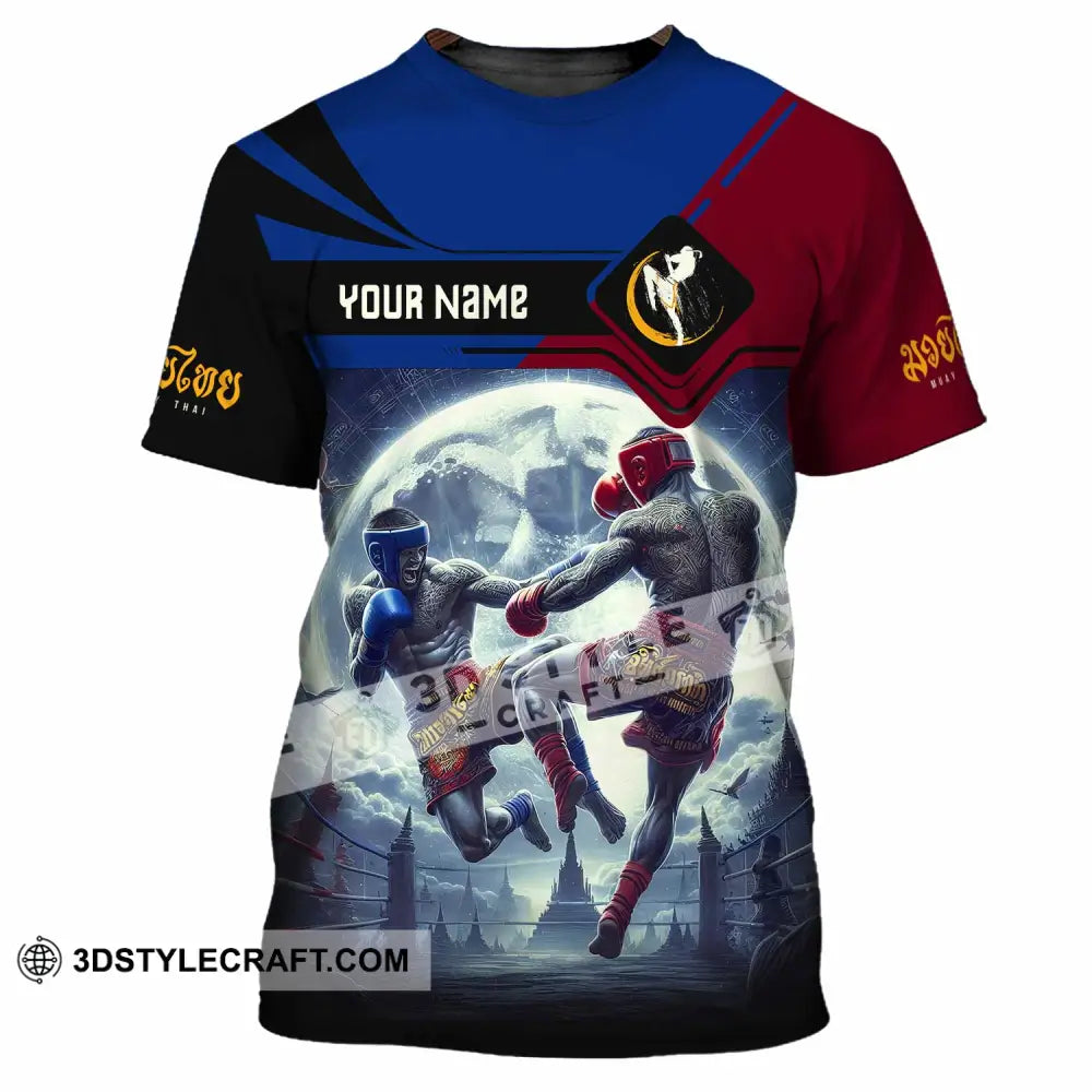 Unisex Shirt - Custom Text Shirt Muay Thai Shirt T-Shirt / S T-shirt