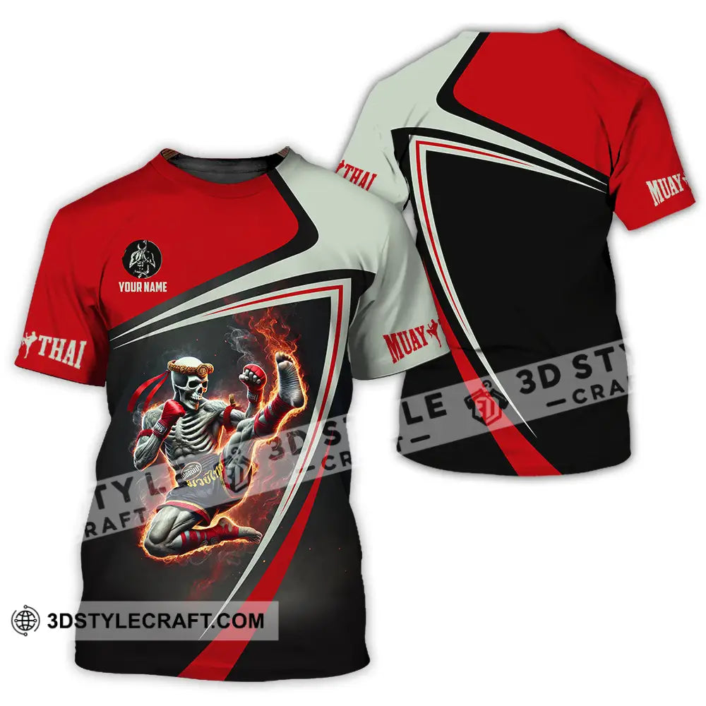 Unisex Shirt - Custom Text Muay Thai T-Shirt / S T-Shirt