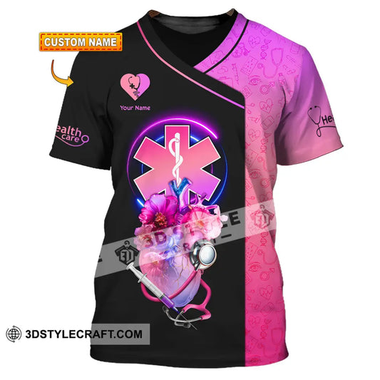 Unisex Shirt - Custom Text Shirt Nurse Doctor Healthy Care T-shirt