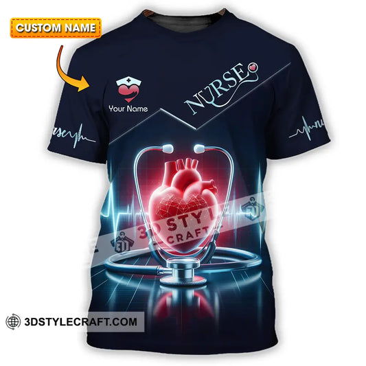 Unisex Shirt - Custom Text Nursing Shirt Nurse Life T-shirt