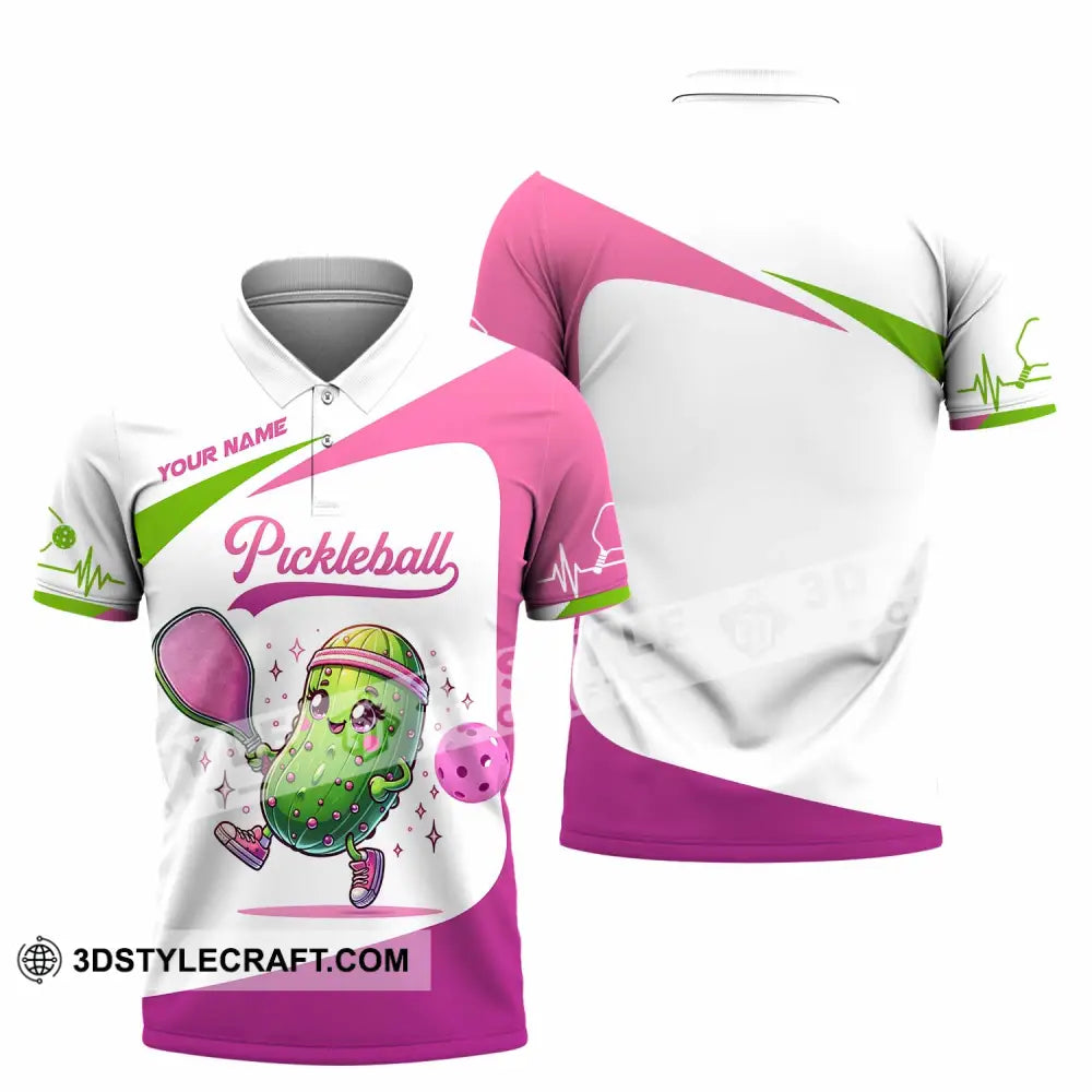 Unisex Shirt - Custom Text Shirt Pickleball Shirt Polo Shirt / S T-shirt