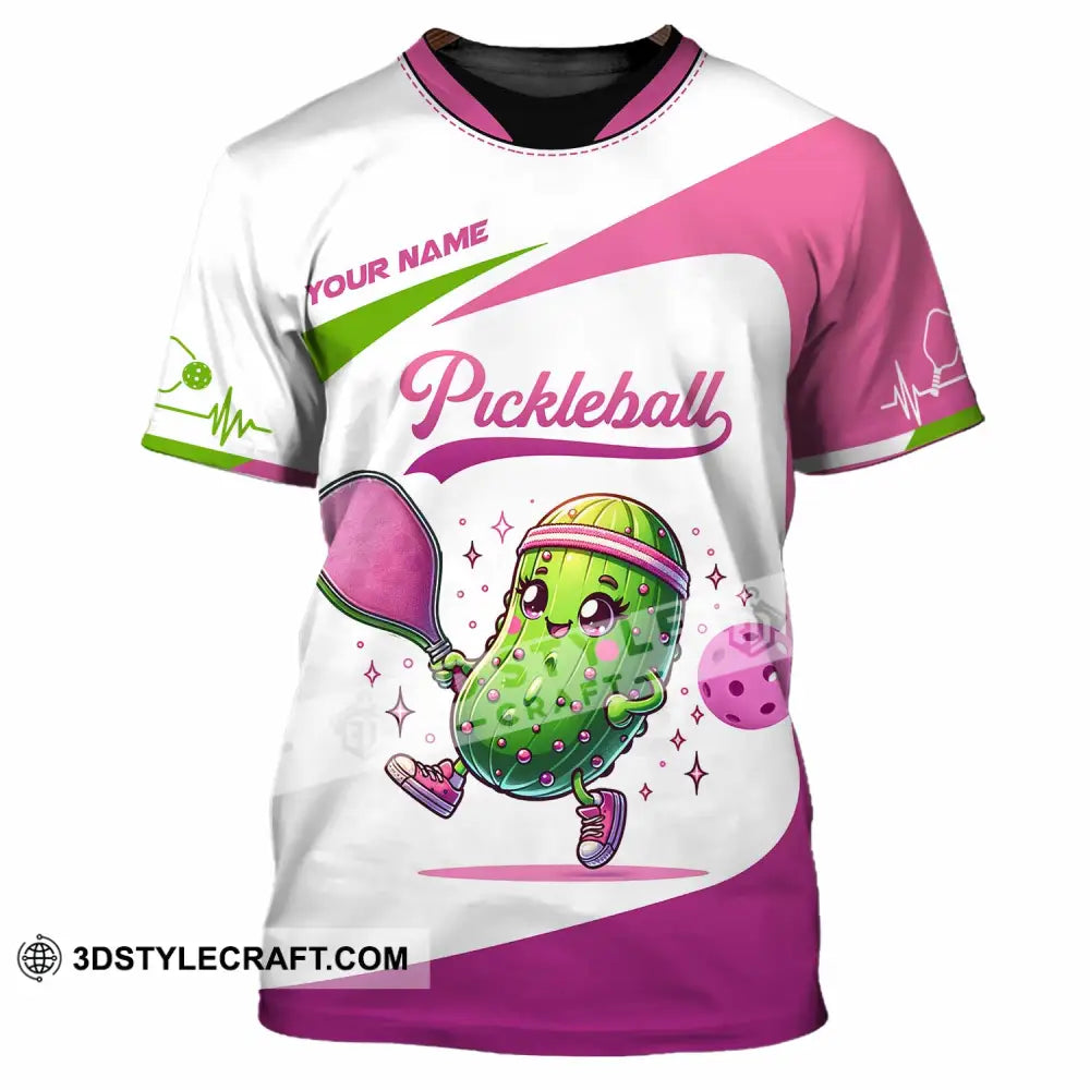Unisex Shirt - Custom Text Shirt Pickleball Shirt T-Shirt / S T-shirt