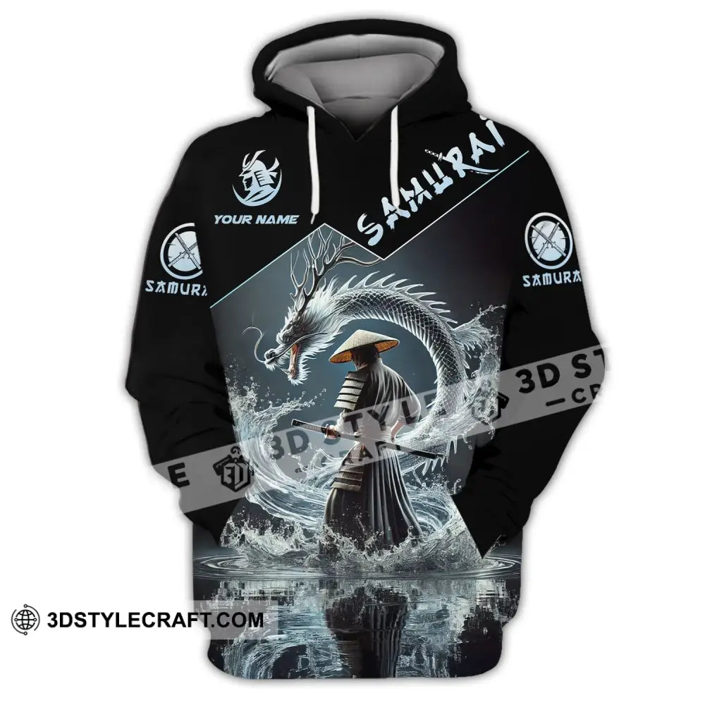 Unisex Shirt - Custom Text Samuarai Hoodie / S T-Shirt