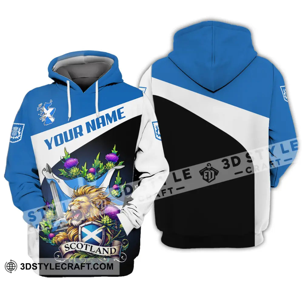 Unisex Shirt - Custom Text Shirt Scotland Shirt Hoodie / S T-shirt