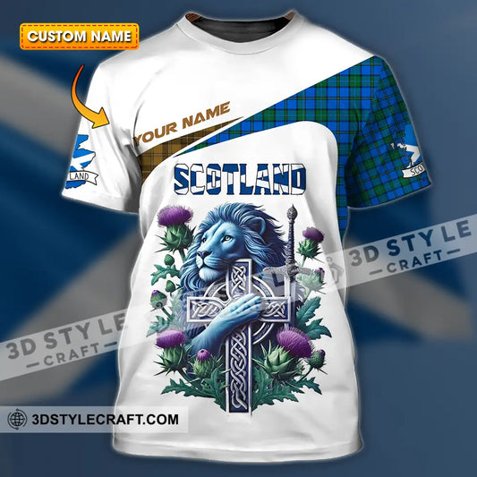 Unisex Shirt - Custom Text Shirt Scotland Shirt T-shirt