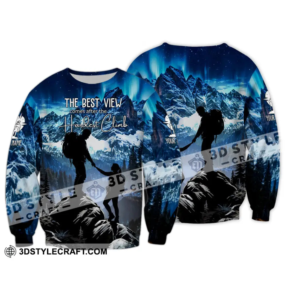 Unisex Shirt - Custom The Best View Comes After The Hardest Climb Sports Shirt Long Sleeve / S T-shirt