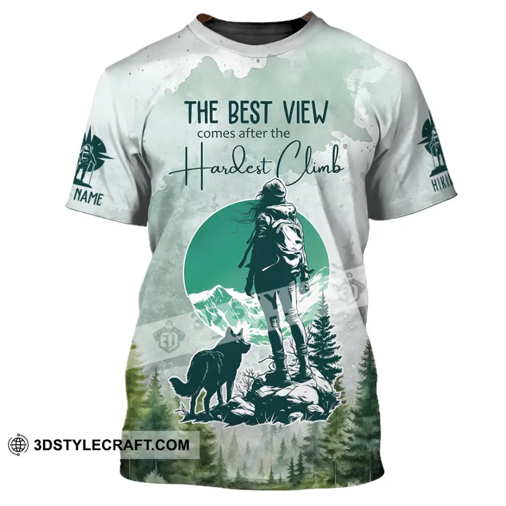Unisex Shirt - Custom The Best View Comes After The Hardest Climb Shirt T-Shirt / S T-shirt