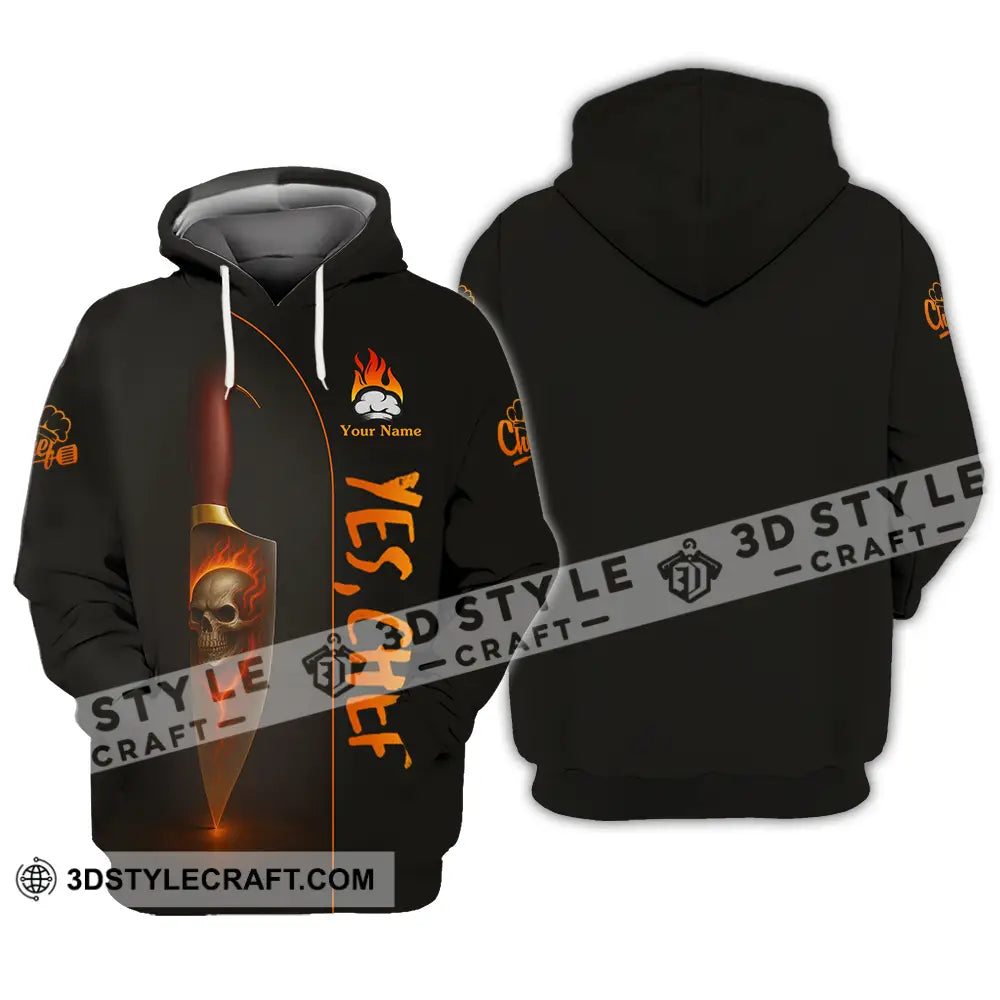 Unisex Shirt Custom Yes Chef Shirt Hoodie / S T shirt