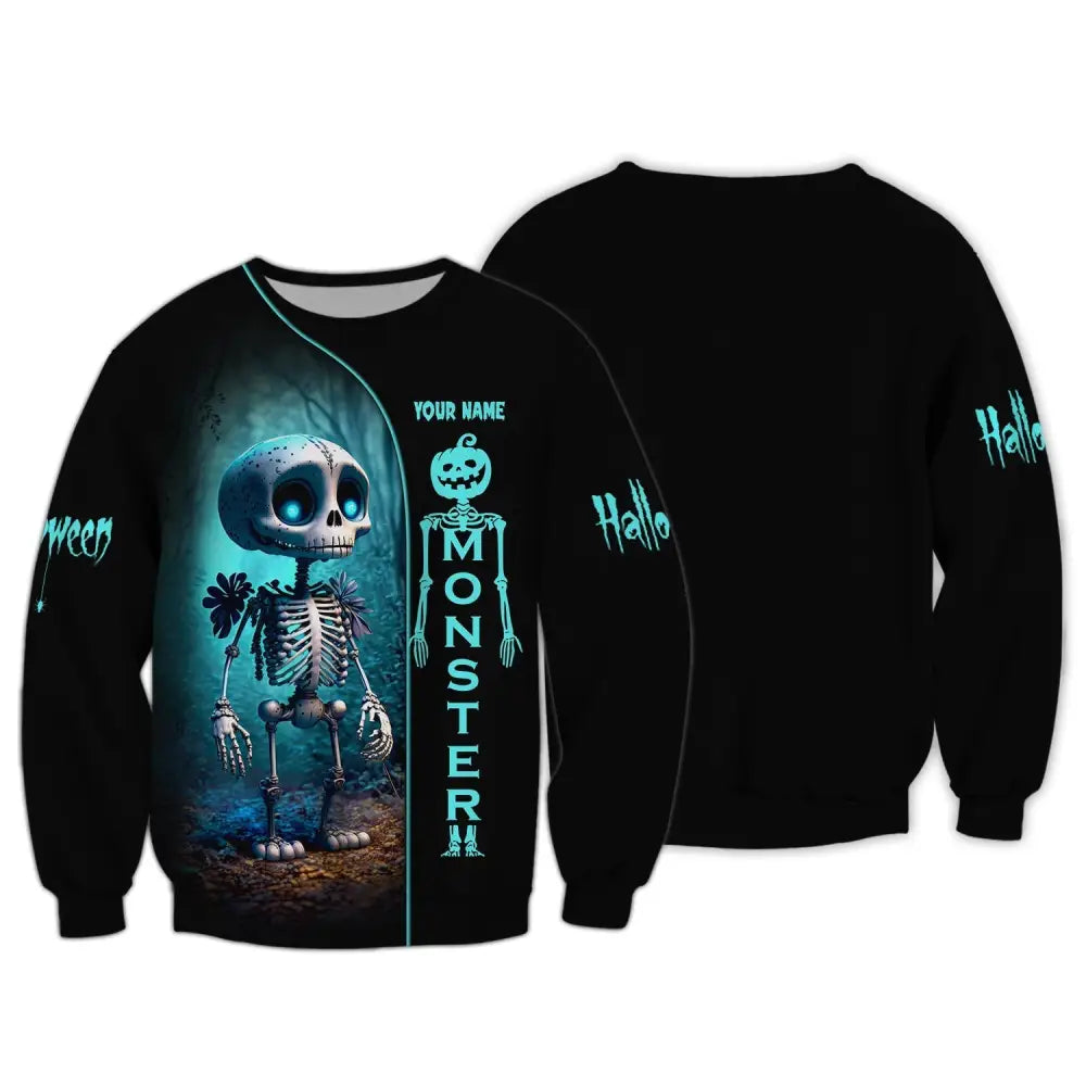 Unisex Shirt Halloween T-Shirt Hoodie For Long Sleeve / S