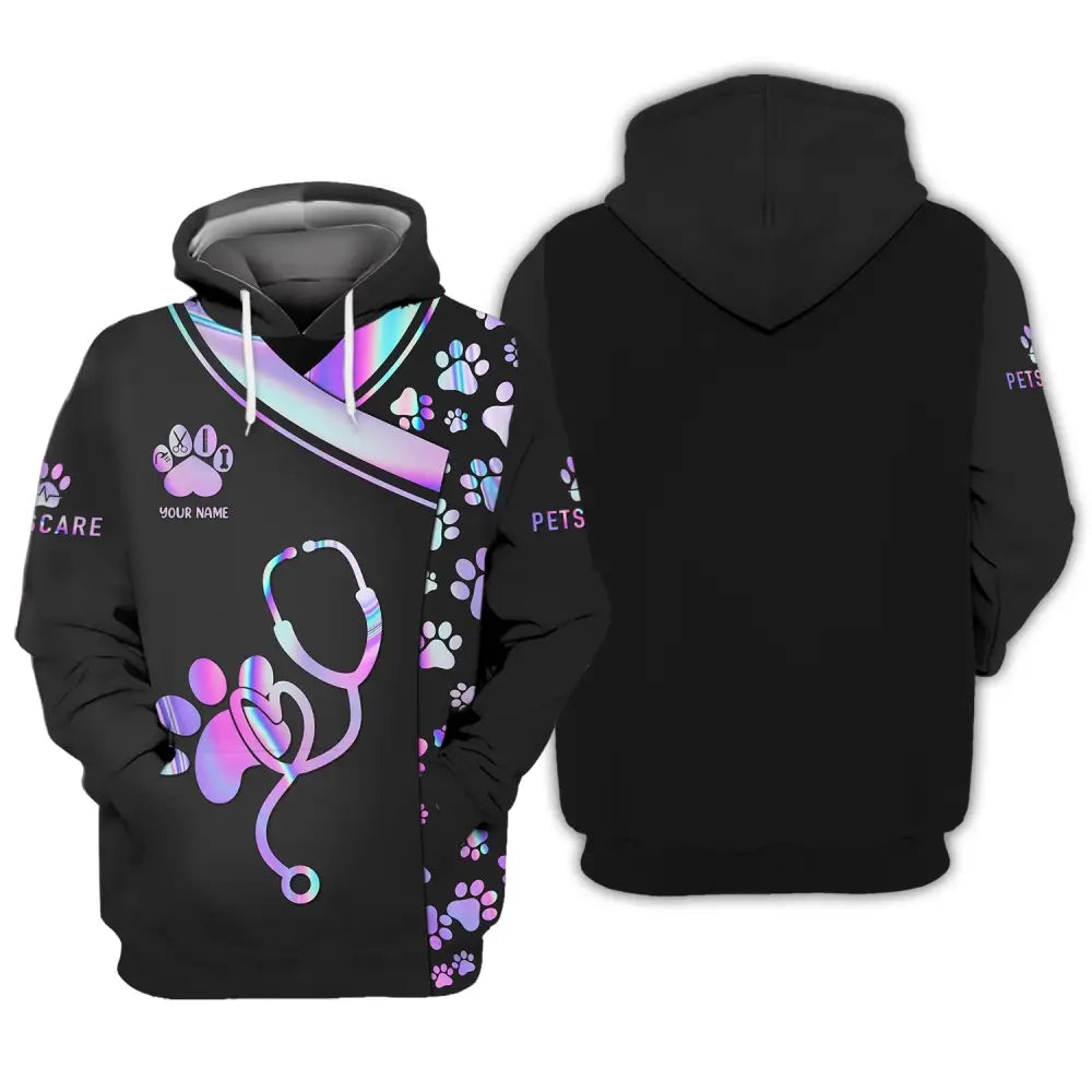 Unisex Shirt Pet Grooming Care Hoodie Sportwear / S T-Shirt