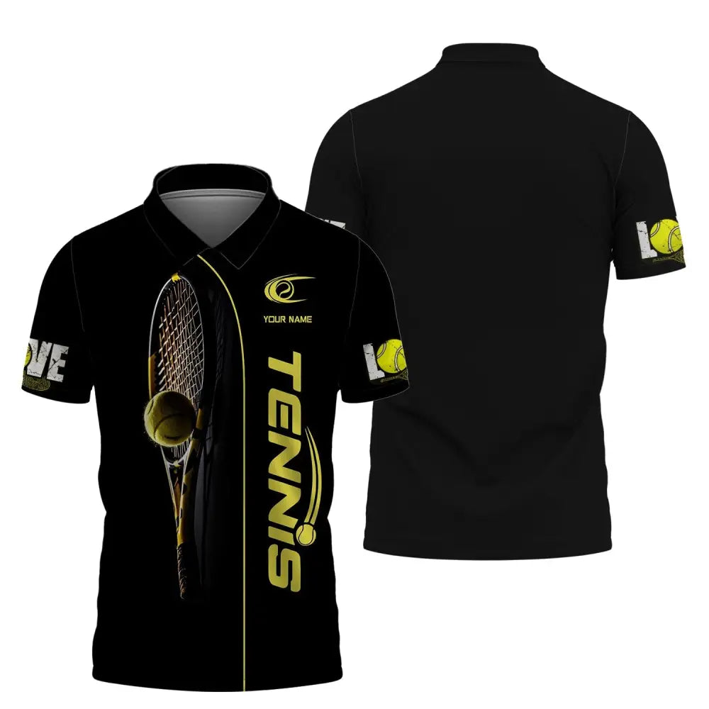 Unisex Shirt Tennis Love T-Shirt Lover Gift Player Apparel Polo / S