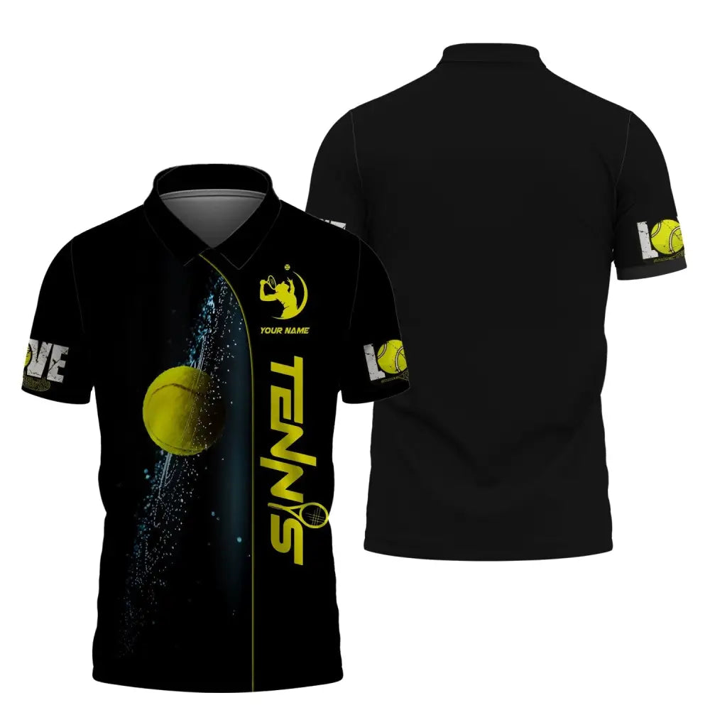 Unisex Shirt Tennis T-Shirt Lover Gift Player Apparel Polo / S