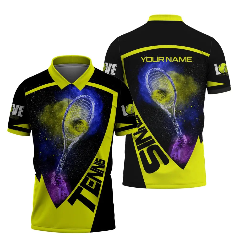 Unisex Shirt Tennis T-Shirt Player Apparel Lover Gift Polo / S