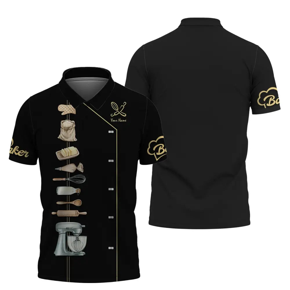 Women Shirt Baking Lover Baker Hoodie Sportwear Polo / S T-Shirt