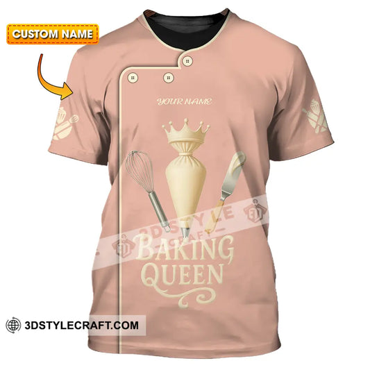 Women Shirt Custom Baking Queen Shirt T shirt
