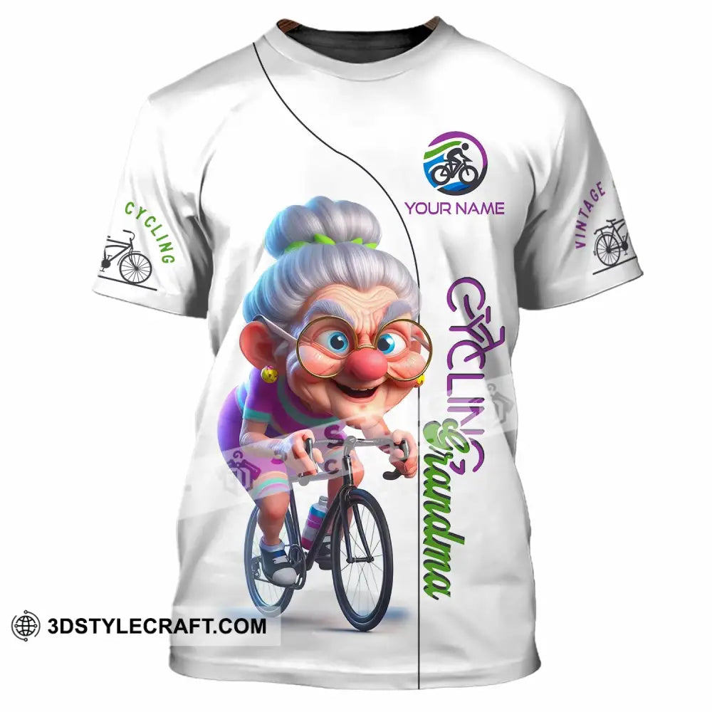 Women Shirt - Custom Cycling Grandma Sports Shirt T-Shirt / S T-shirt