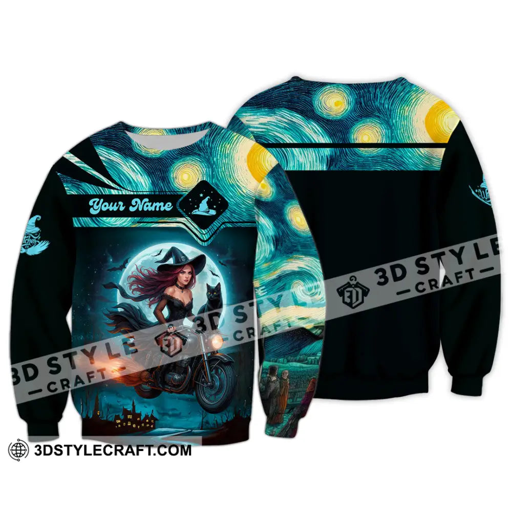 Women Shirt - Custom Witches Halloween Shirt Long Sleeve / S T-shirt