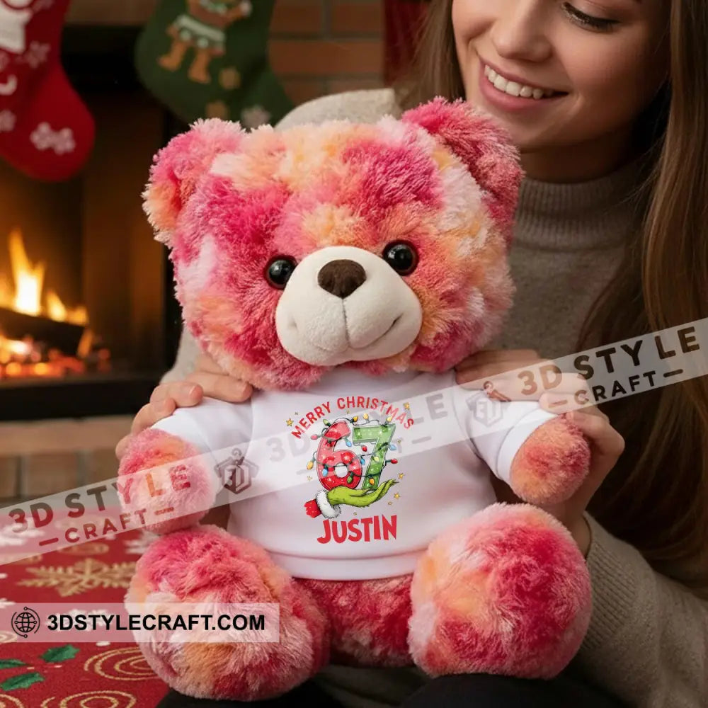 67 Christmas Bear Personalized Teddy Bear Shirt Graduate Teddy Bear Shirt